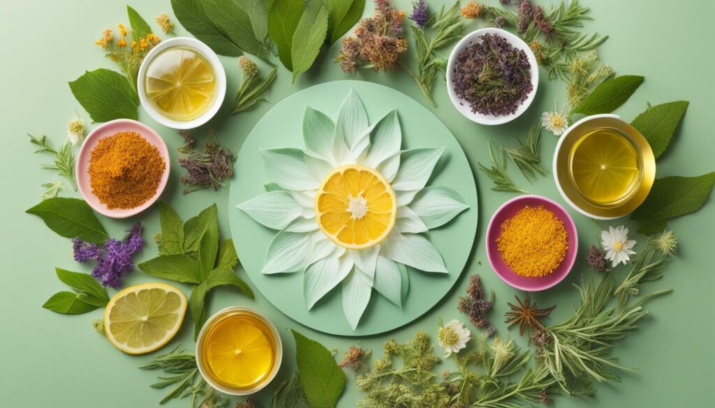 herbal teas and essential oils immune support