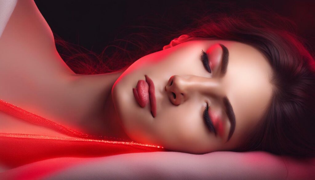 red LED light therapy for healing and rejuvenation